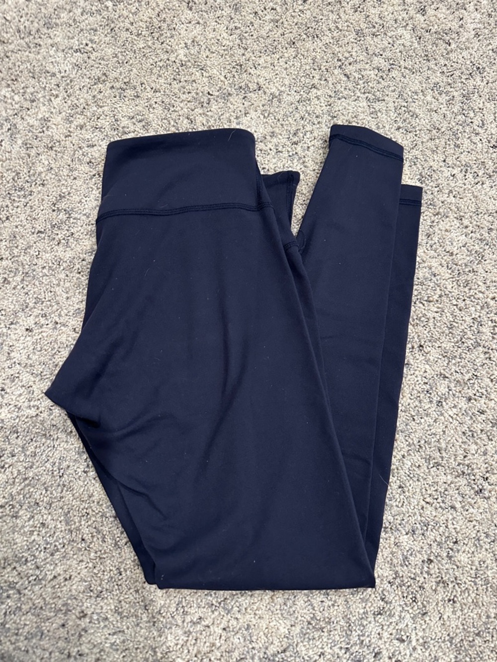 Navy Blue LuluLemon High-Waist Active Leggings